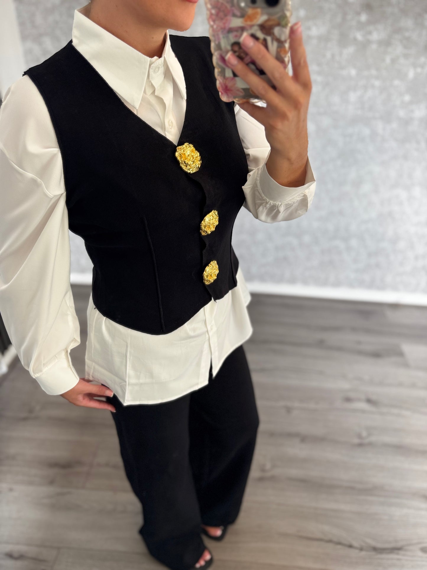 3 Piece Button Waistcoat & Straight Leg trouser Co-ord